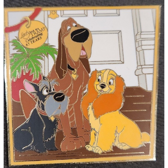 Preproduction Disney Pin LADY TRUSTY JOCK DOGS TRAMP PP Sample Proof LE 300040